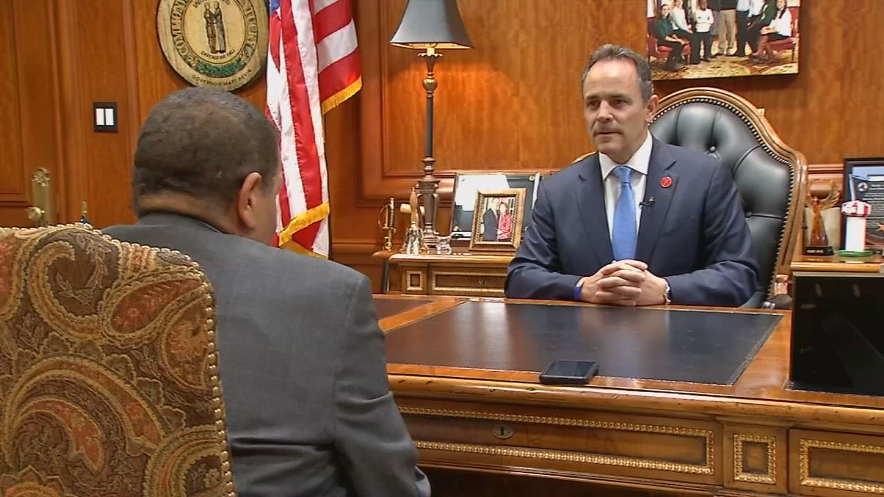 Gov. Matt Bevin and Lawrence Smith